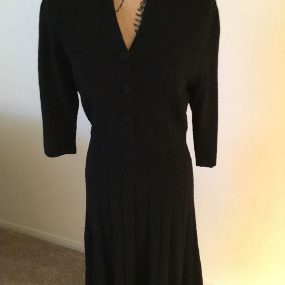 Vintage long black dress